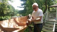 My father is having an absolute blast building his Northeaster Dory. 81 years old!